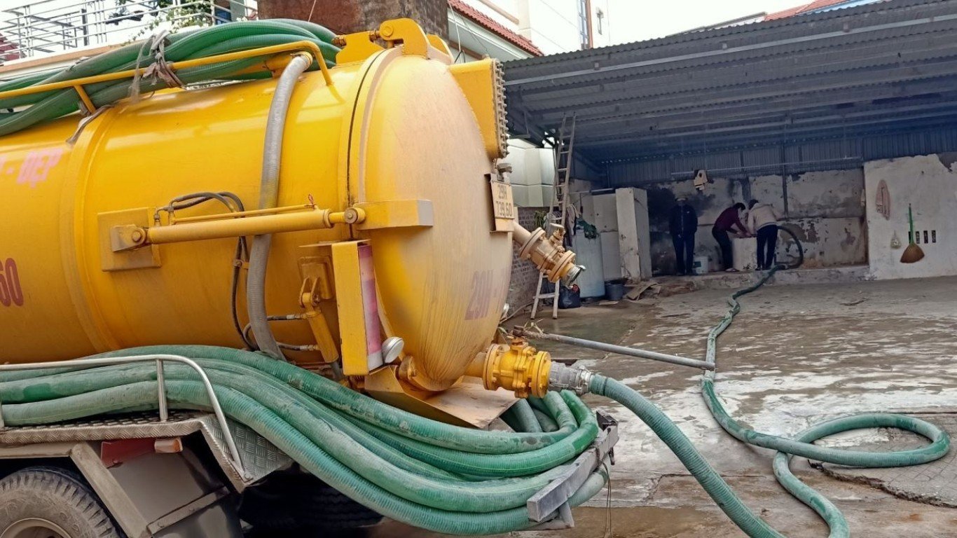 hút hầm cầu giá rẻ huyện mộ đức